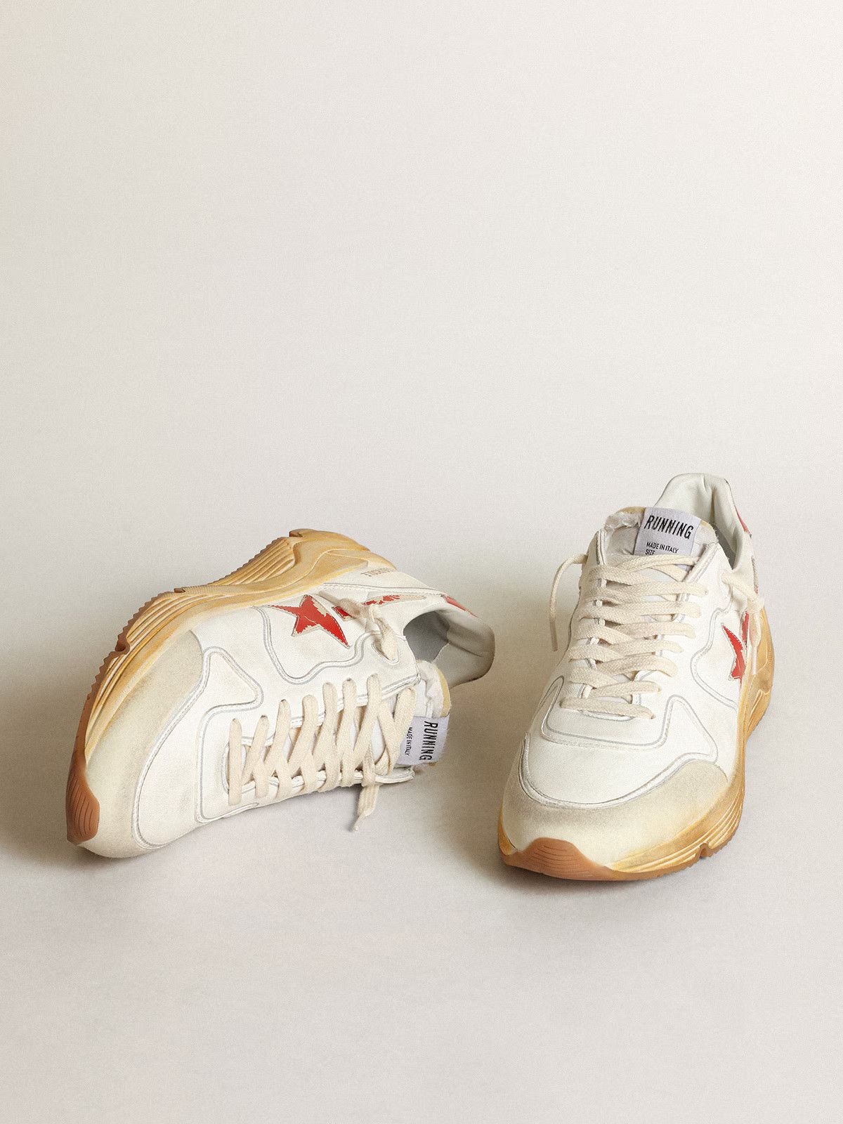 Golden Goose o1bcso1str0126 Running Sole Leather Sneaker in Multicolor Size US 8 / EU 41 - 2 Thumbnail