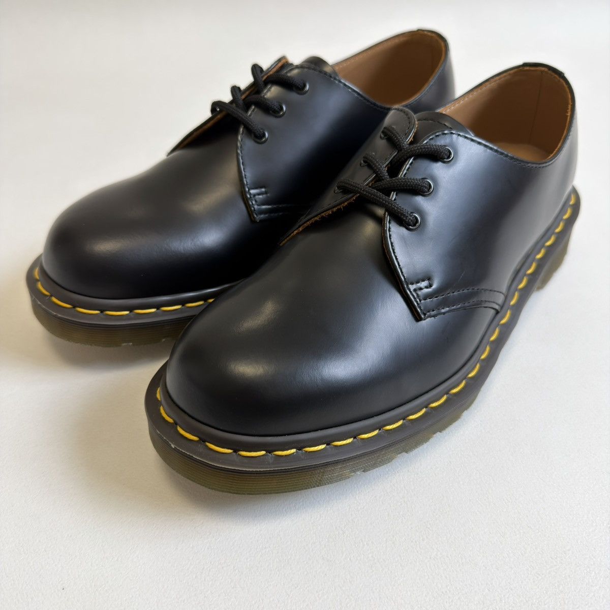 Comme des Garcons × Dr. Martens ‘MIE 1461’ Black Leather Shoes Size US 9 / EU 42 - 5 Thumbnail