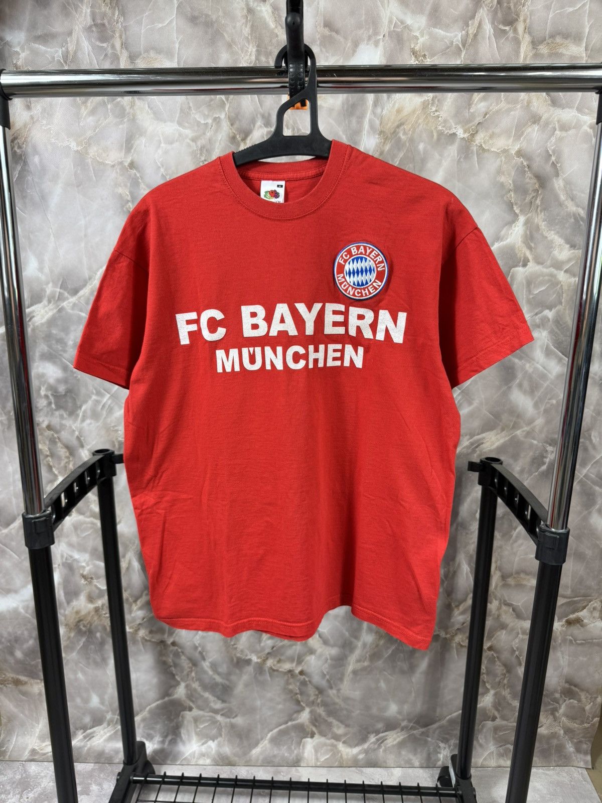 Vintage FC Bayern Munchen Cotton Fan Tee Size US M / EU 48-50 / 2 - 1 Thumbnail