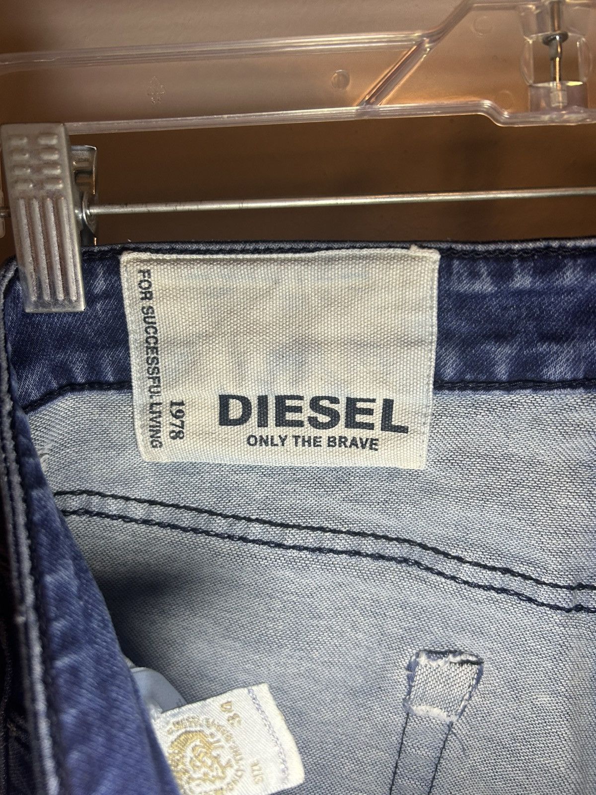 Diesel Diesel trompe l'oeil jean sweatpants Size US 34 / EU 50 - 6 Thumbnail