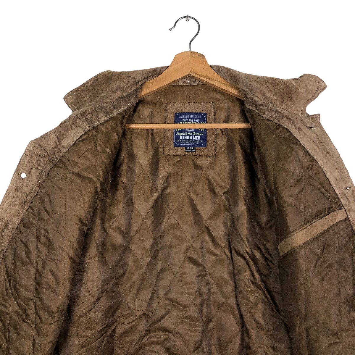 Japanese Brand VINTAGE BIKER LEATHER JACKET TRUCKER XENON MAN ISSEY MIYAKE Size US L / EU 52-54 / 3 - 14 Thumbnail