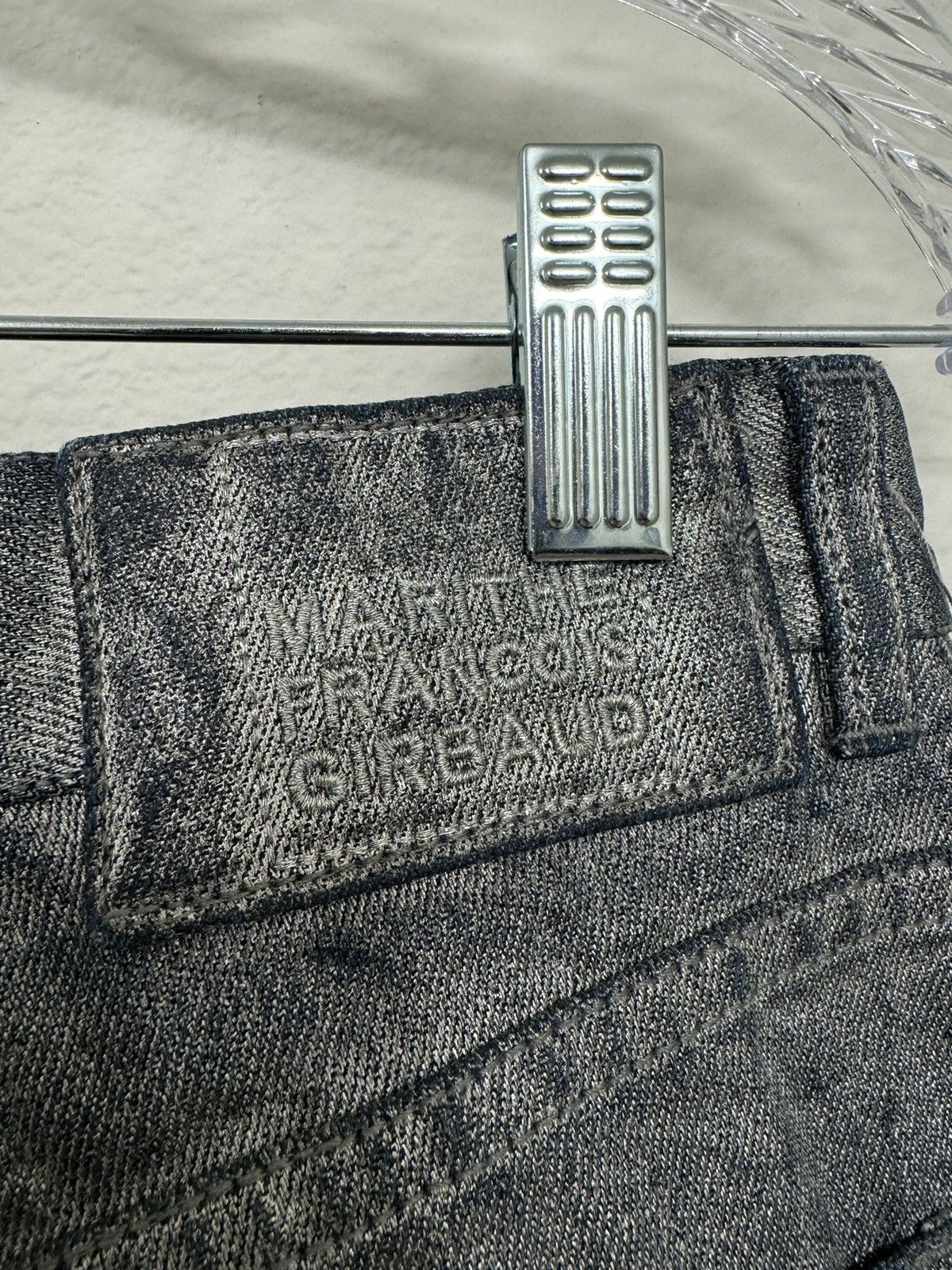 Marithe + Francois Girbaud Silver Reflective Girbaud Jeans Size US 32 / EU 48 - 3 Thumbnail