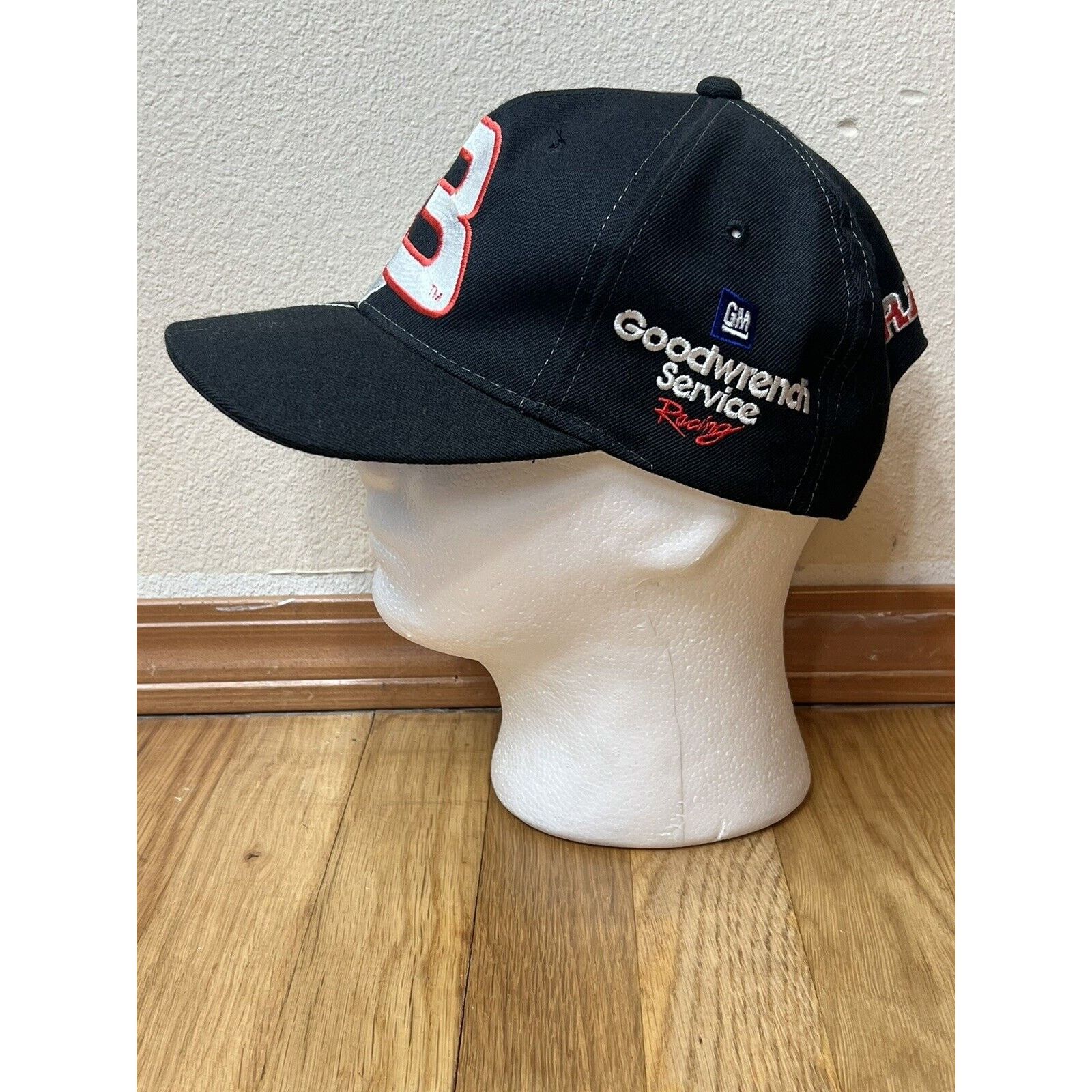 Chase Authentics Dale Earnhardt #3 GM Chase All Over Embroidered Black Hat Size ONE SIZE - 2 Thumbnail