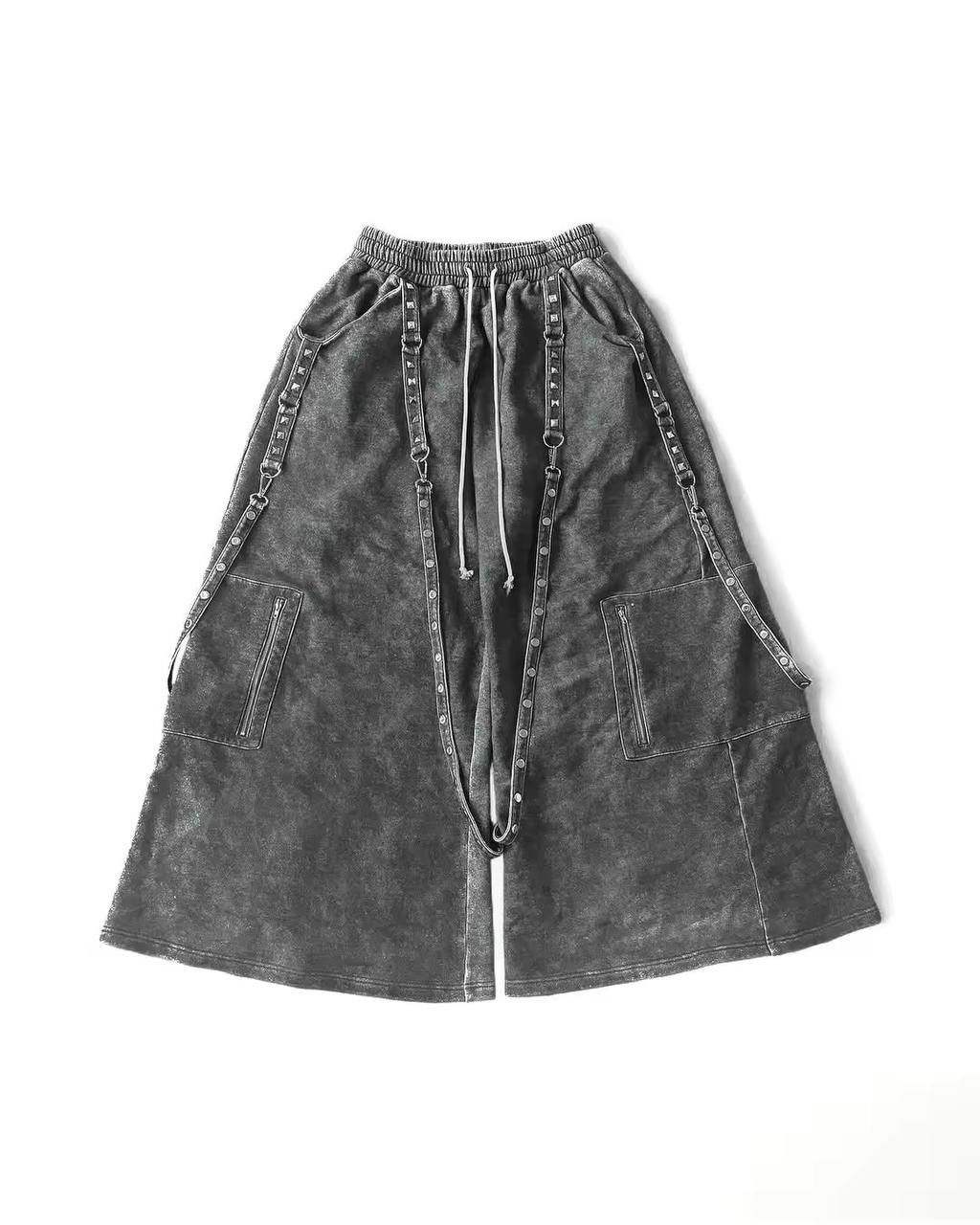 Japanese Brand × Vintage unisex jeans with straps Size US 36 / EU 52 - 2 Thumbnail