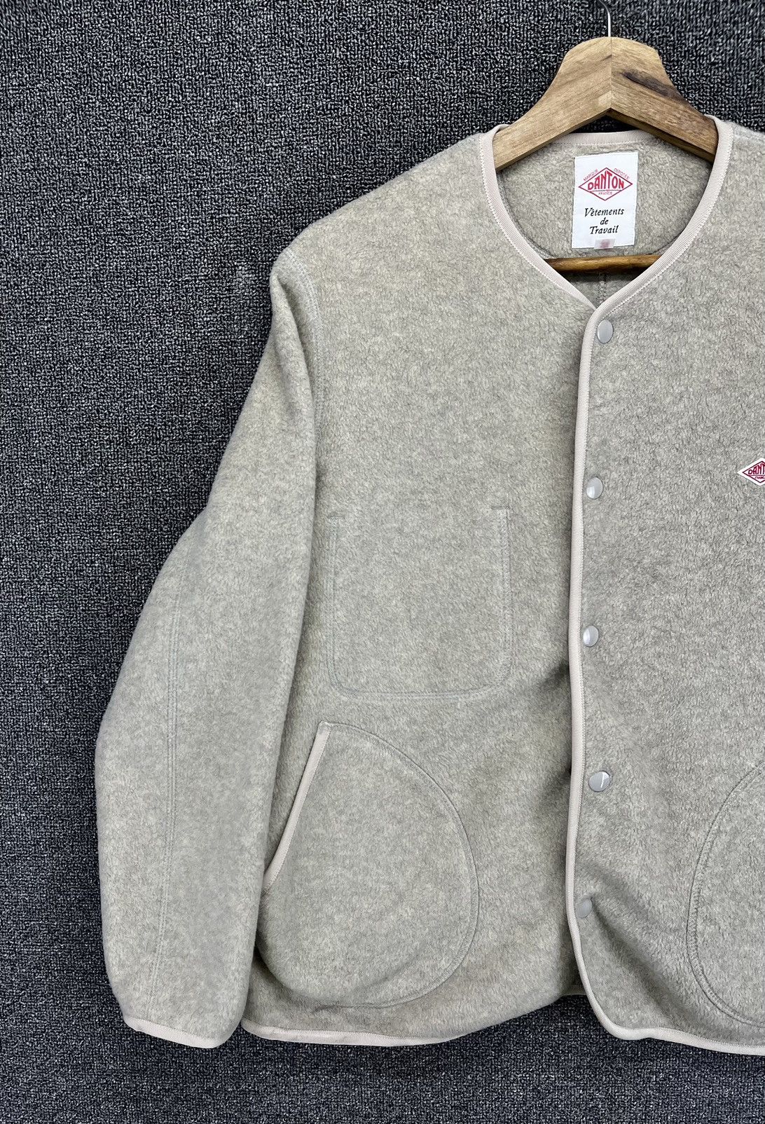 Danton Vintage Danton Ventement Fleece Button Up Rare Jacket Size XS / US 0-2 / IT 36-38 - 3 Thumbnail