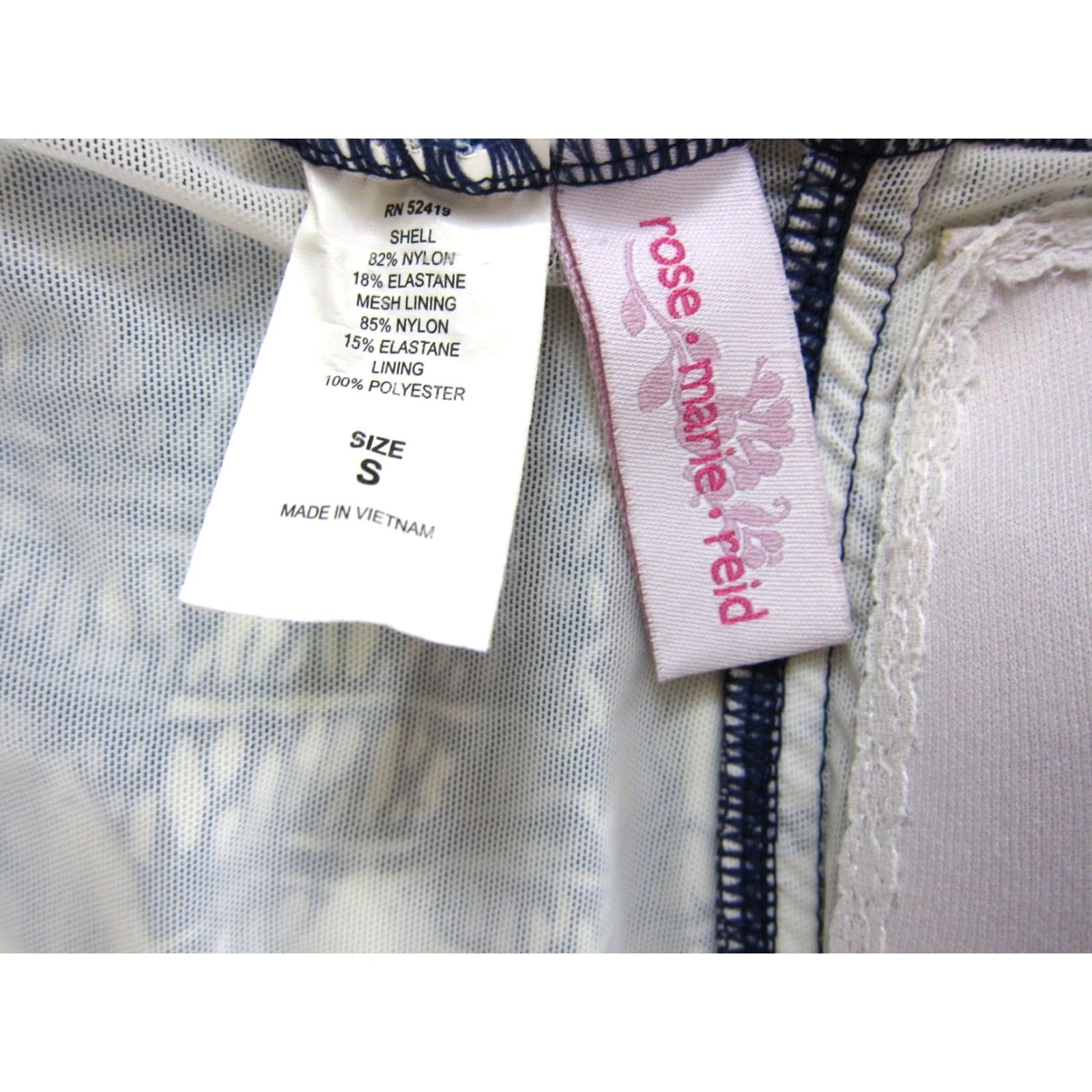 Vintage Rose Marie Reid Blue White Floral Slimming One Piece Swimsuit Halter Dress Small Girls Womens Vintage N/A Size S / US 4 / IT 40 - 5 Thumbnail