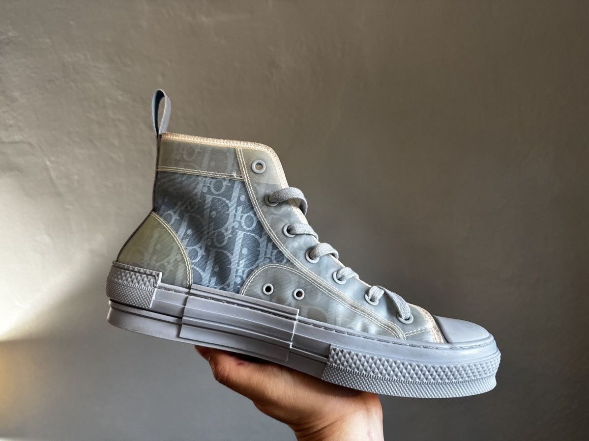 Daniel Arsham × Dior DIOR x Daniel Arsham B23 Monogram High Top Sneakers Size US 7 / EU 40 - 4 Thumbnail