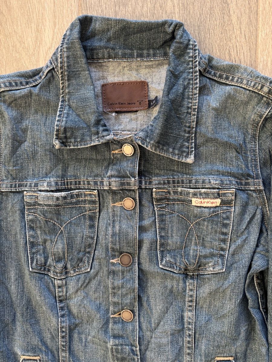 Calvin Klein Calvin Klein Denim Jacket Size L / US 10 / IT 46 - 2 Thumbnail