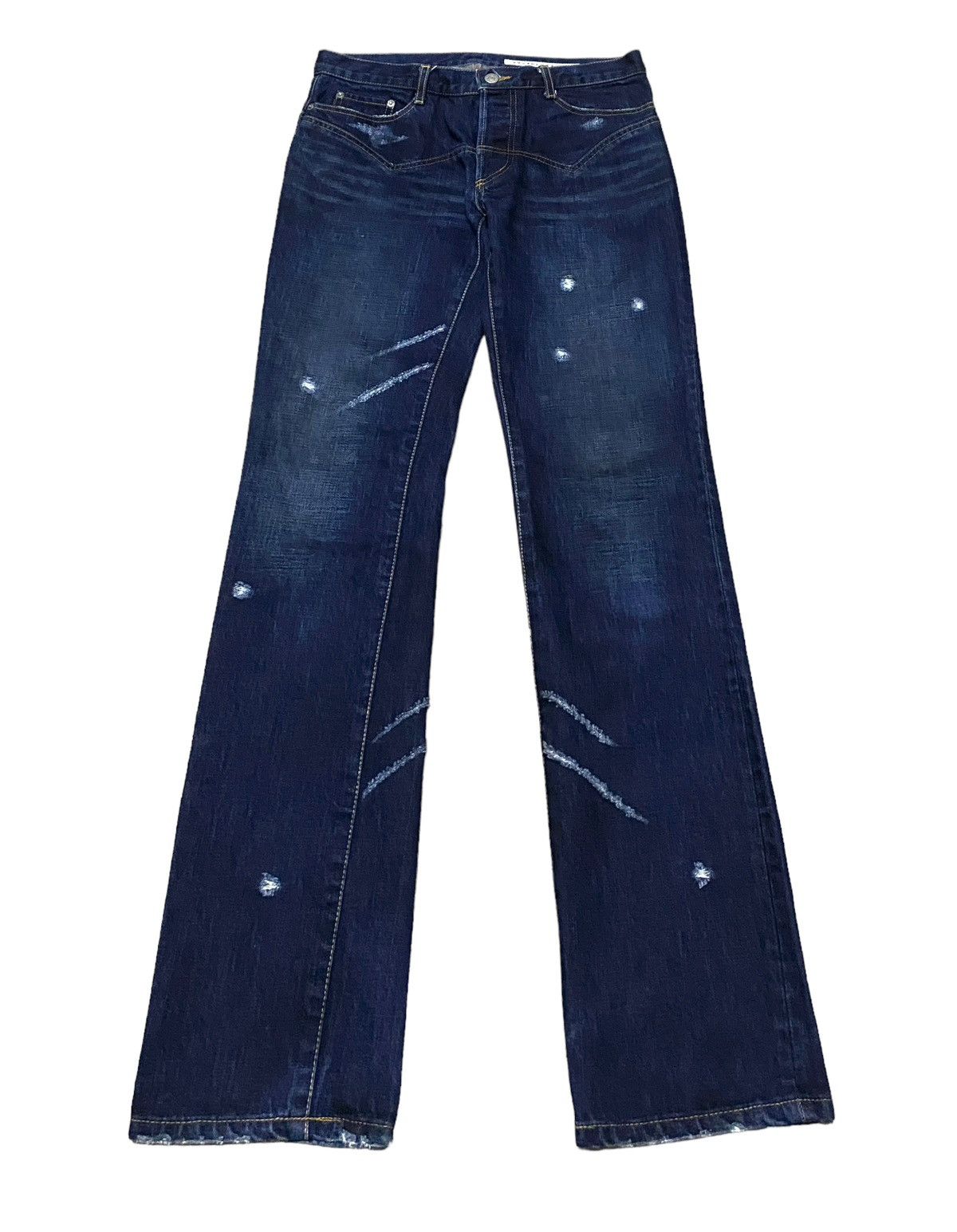 Issey Miyake Rare Design Vintage Issey Miyake Sunaokuwahara Jeans 2000s Size US 31 - 1 Thumbnail