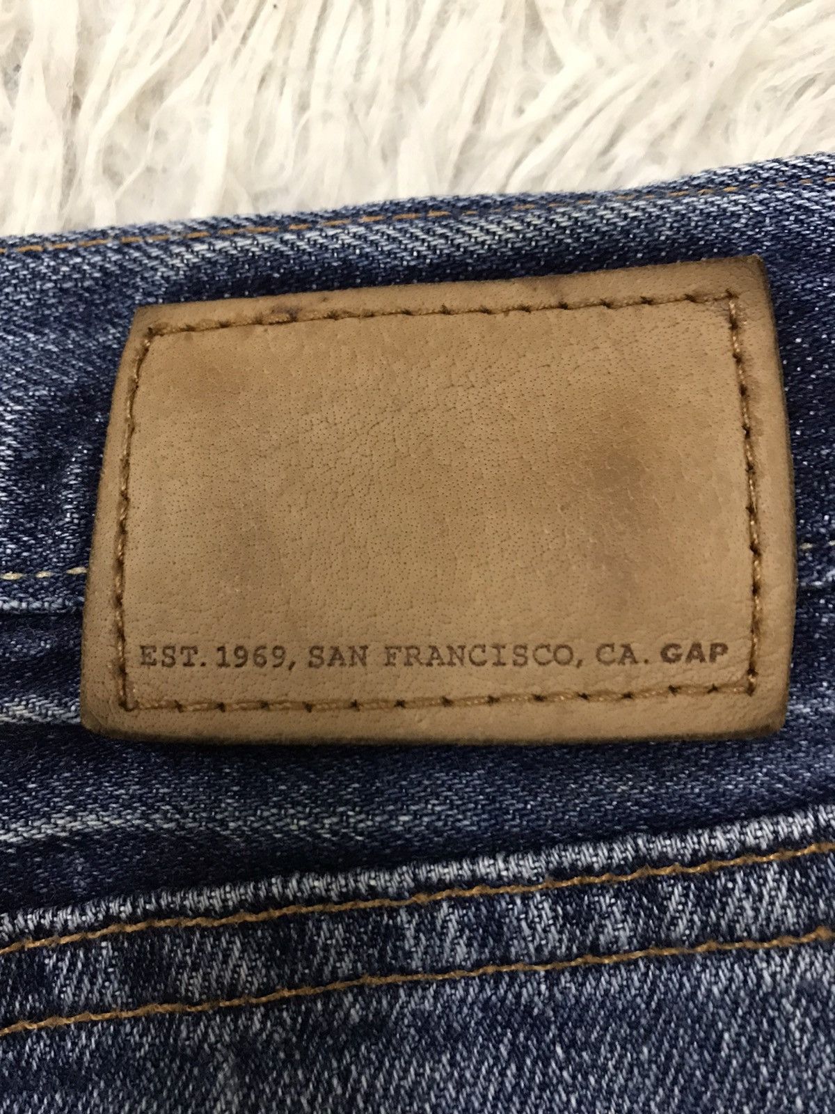 Gap Gap Patchwork Design Straight Fit Denim Jeans Size US 30 / EU 46 - 11 Thumbnail