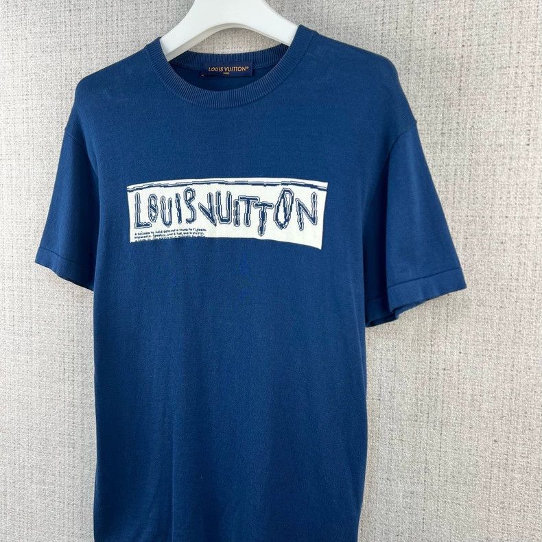 Louis Vuitton Louis Vuitton Water drop monogram intarsia knit short slee Size US S / EU 44-46 / 1 - 2 Thumbnail