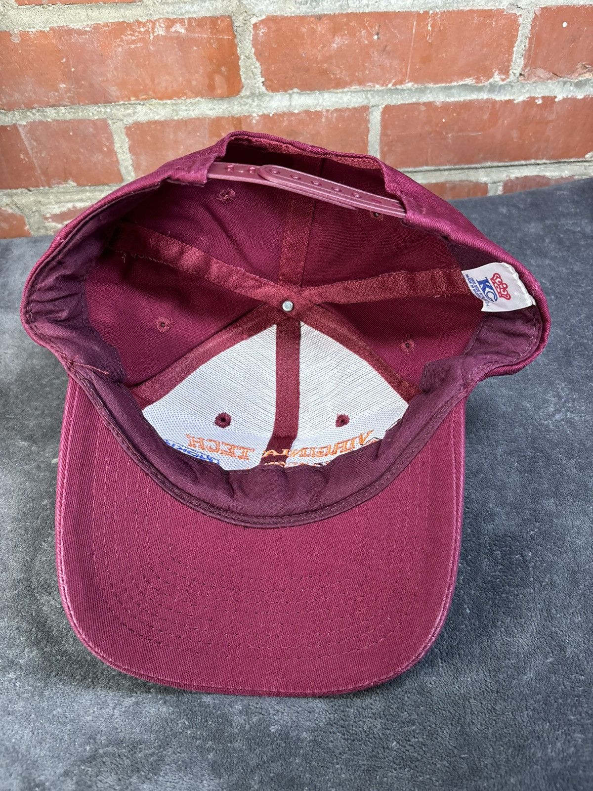 NCAA Vintage Y2K Virginia Tech University Hokies Hat Sugar Bowl Size ONE SIZE - 6 Thumbnail