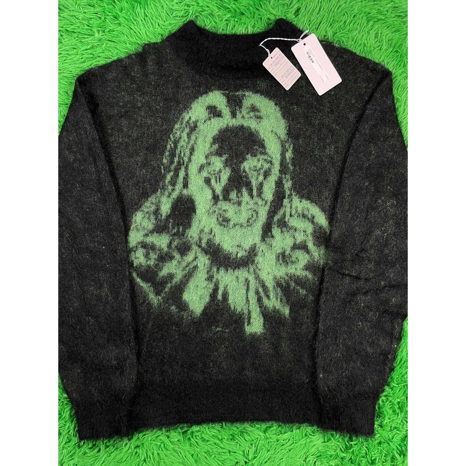 Saint Michael Saint Michael Crewneck Black Green Mohair Large NEW Size US L / EU 52-54 / 3 - 1 Thumbnail