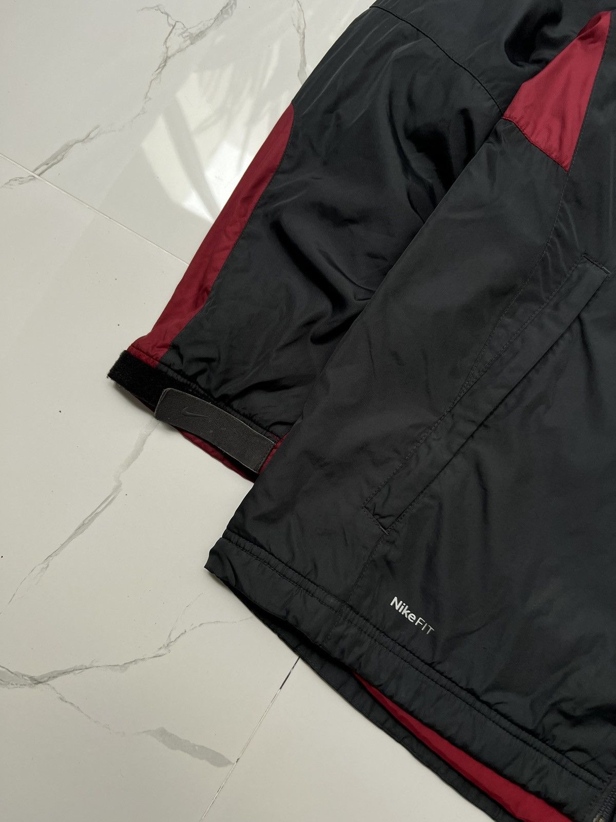 Nike × Vintage 90’s NIKE FIT SWOOSH LOGO RARE PUFFER JACKET WARM Y2K Size US L / EU 52-54 / 3 - 3 Thumbnail