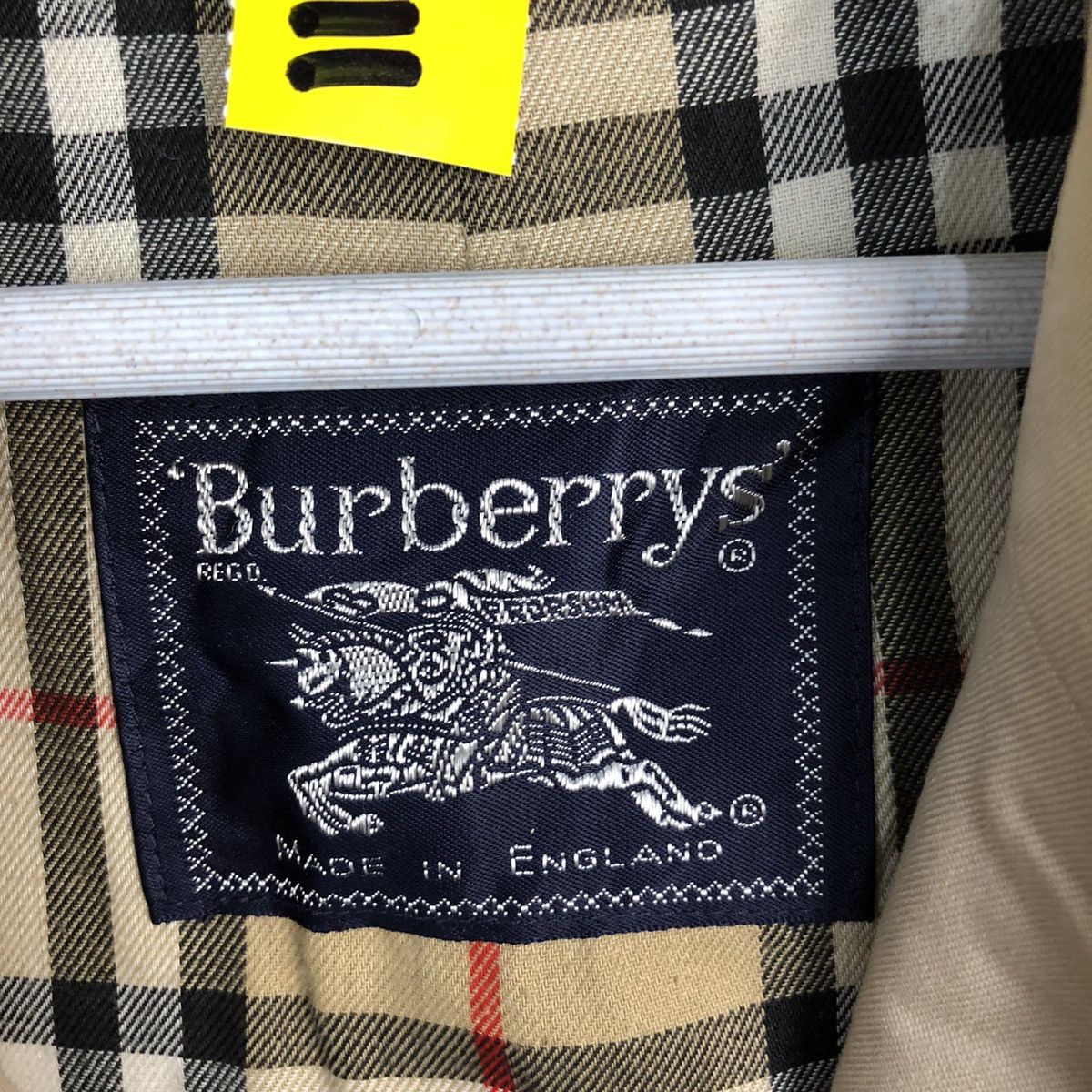 Burberry Burberrys nova check made in england vtg Coats parkas #A1611 Size US L / EU 52-54 / 3 - 9 Thumbnail