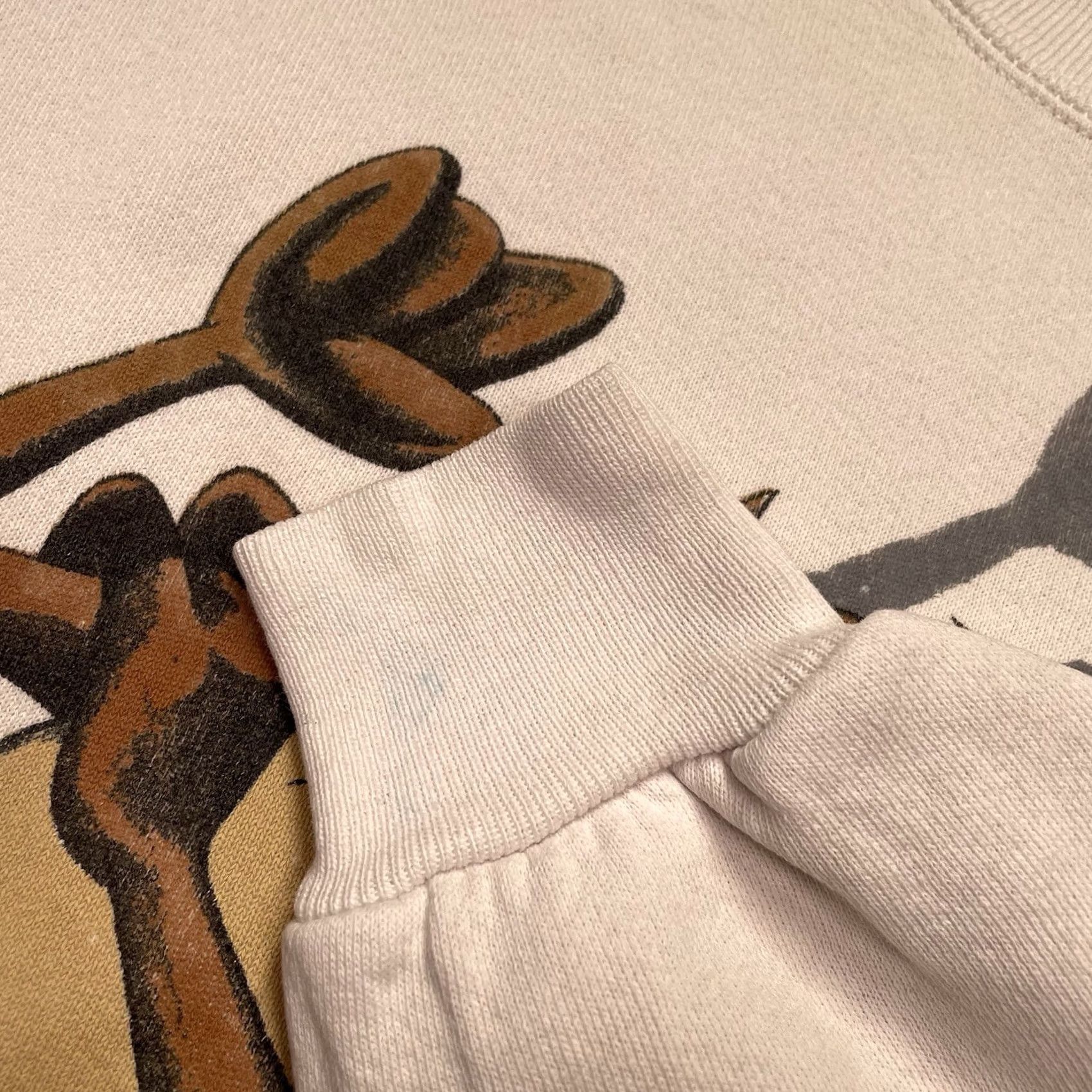 Vintage VINTAGE Looney Tunes Sweatshirt Pullover Shirt White XL Men’s Cartoon Graphic Print Bugs Bunny 1993 Shadow Warner Bros Size US XL / EU 56 / 4 - 5 Thumbnail