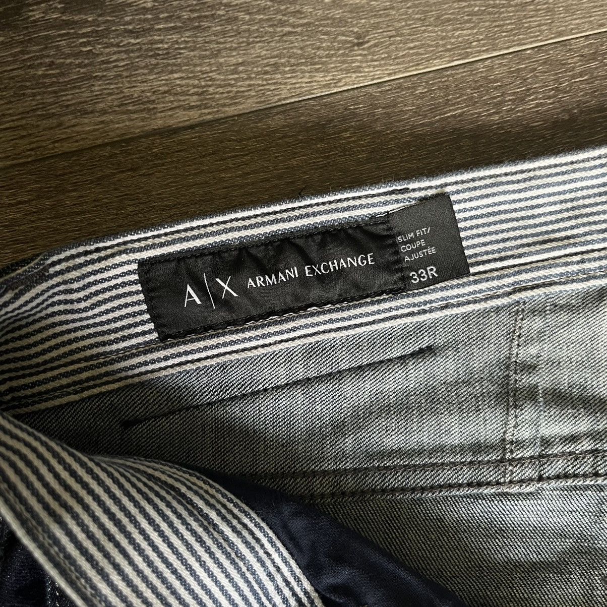 Armani Exchange Armani Exchange Dark Blue Slim Fit Buttonfly Denim Jeans 33R Size US 33 - 9 Thumbnail