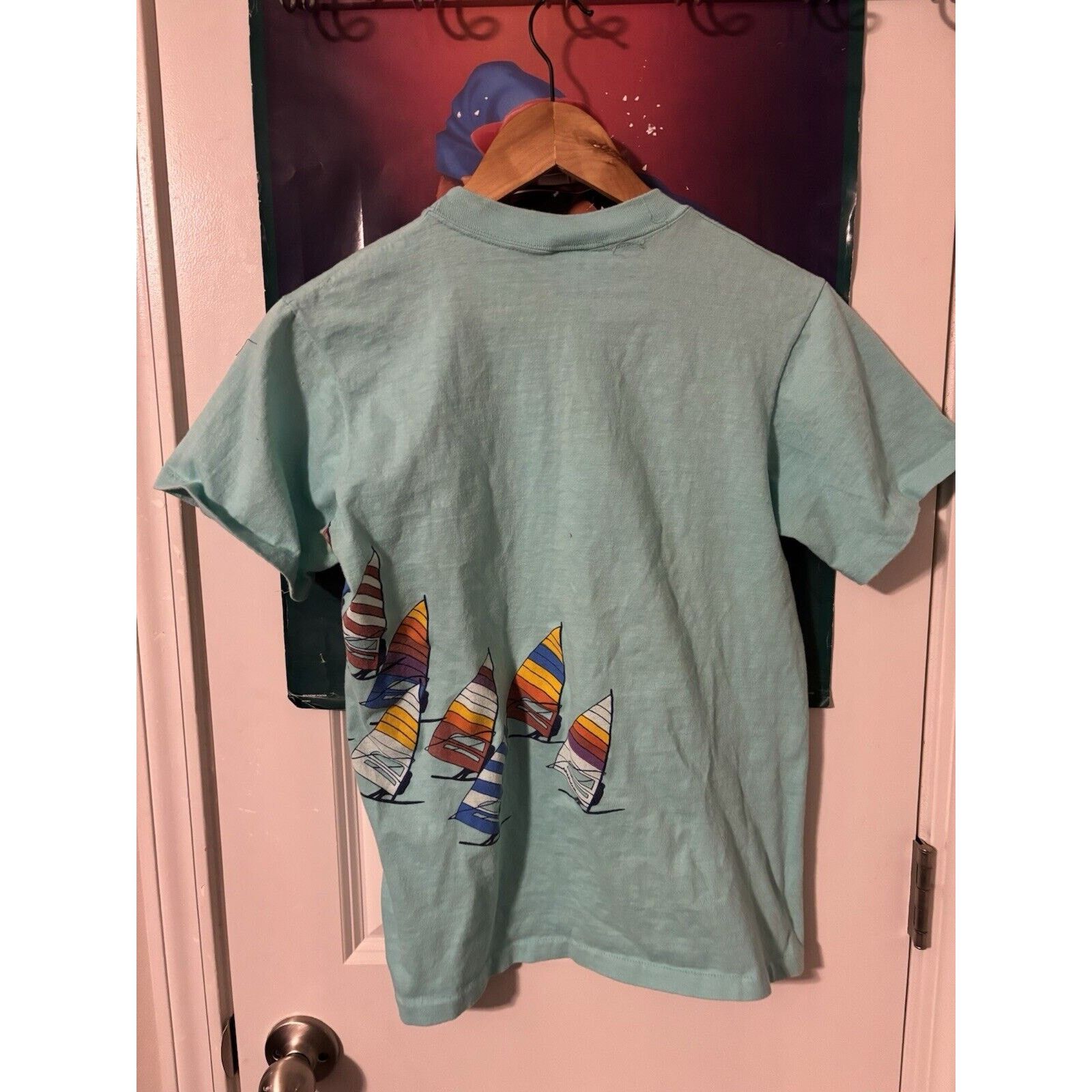 Other Vintage american sailing 70s teal pocket single T-shirt Size US M / EU 48-50 / 2 - 2 Thumbnail