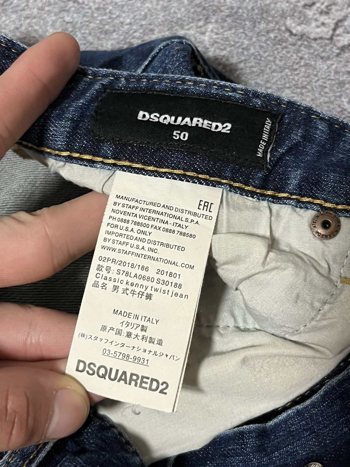 Dsquared2 Dsquared 2 Luxury Distressed Painter Jeans Pants Size US 34 / EU 50 - 7 Thumbnail