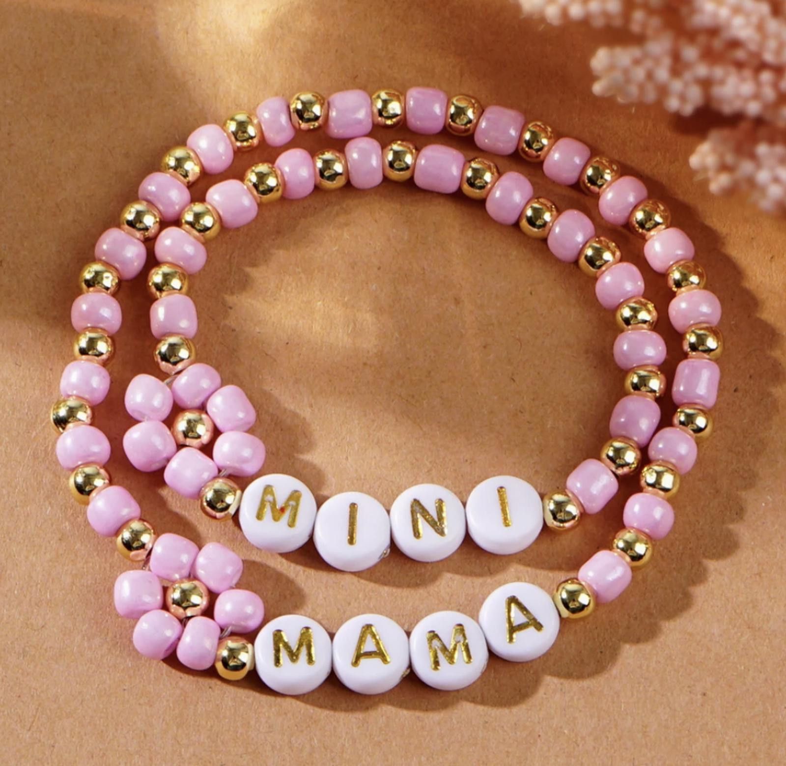 Designer Mama and Mini Beaded Bracelet Set Size ONE SIZE - 1 Preview