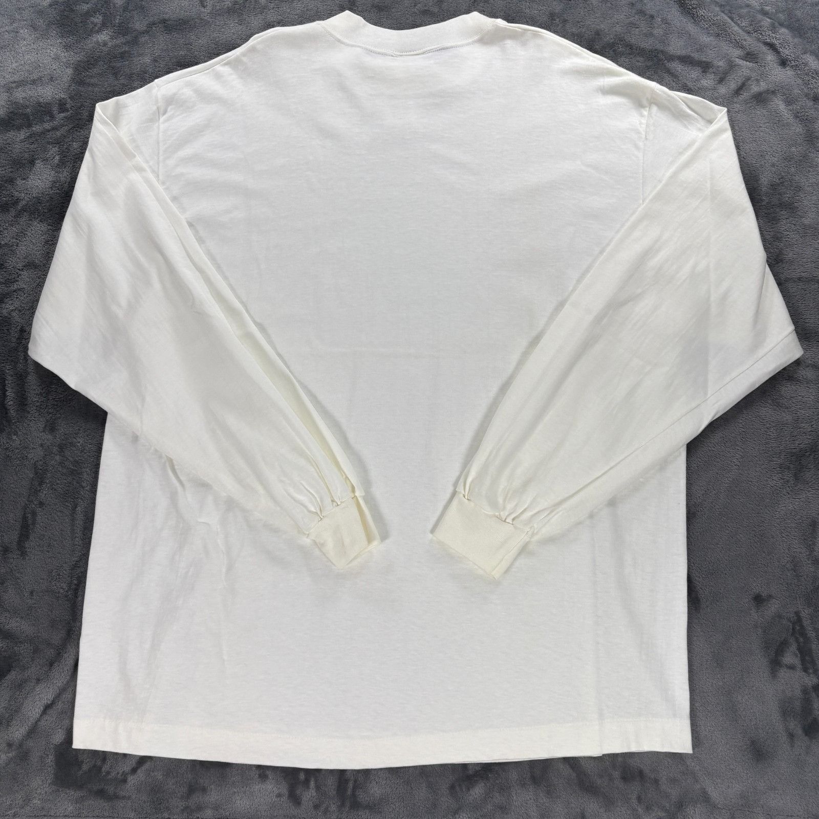 Basic Editions Basic Editions Long Sleeve Blank T Shirt Men XL White VTG 90 Size US XL / EU 56 / 4 - 2 Thumbnail