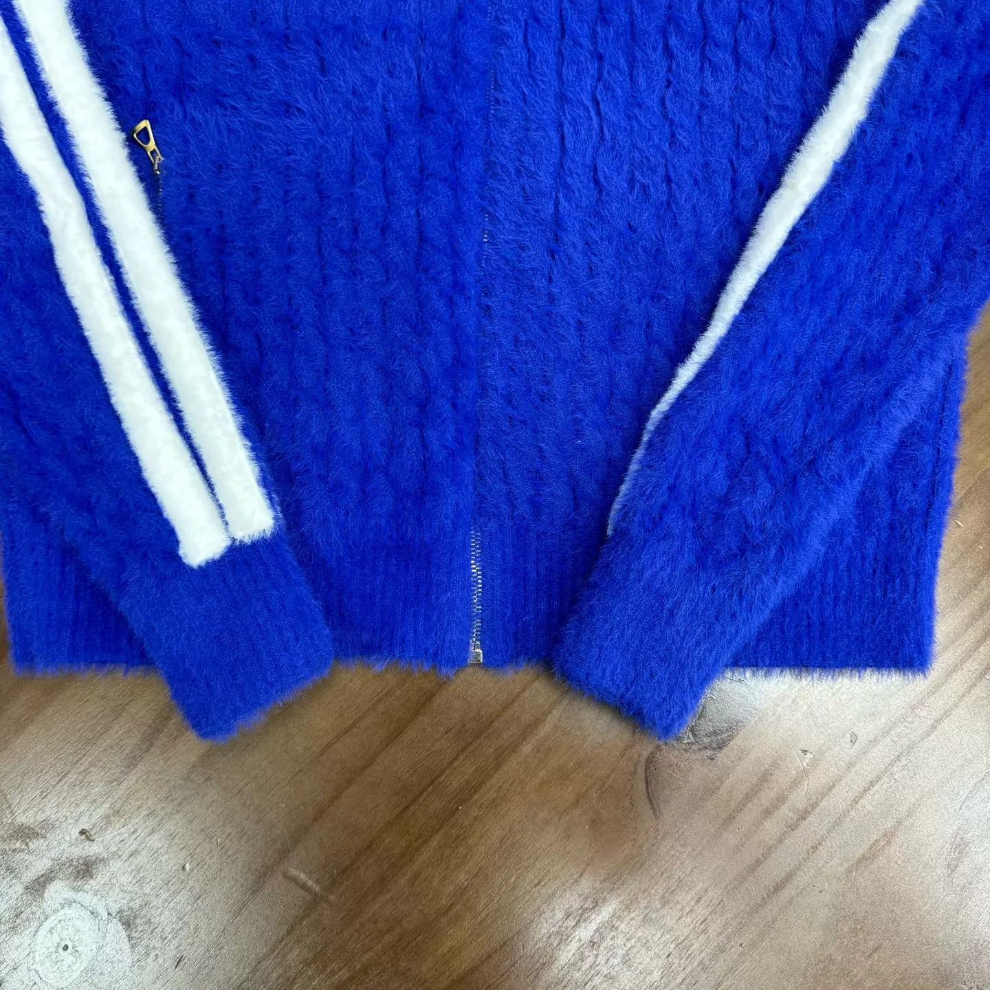 Gucci Gucci Adidas white & blue zip-up sweater jacket Size US M / EU 48-50 / 2 - 3 Thumbnail