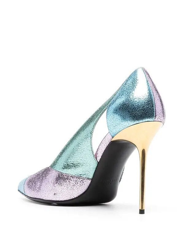 Balmain o1y0625 Pumps in Sky Blue/Light Purple Size US 6 / IT 36 - 3 Thumbnail