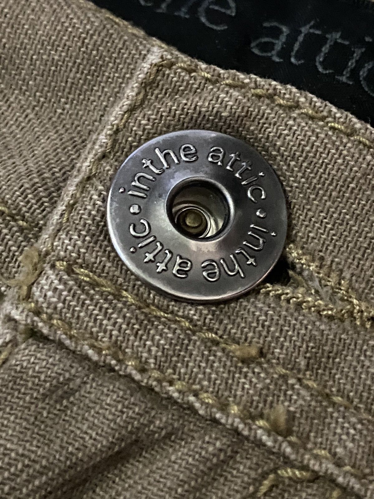 In The Attic In The Attic Japan Multipocket Beige Buckleback Button Denim Size US 32 / EU 48 - 14 Thumbnail