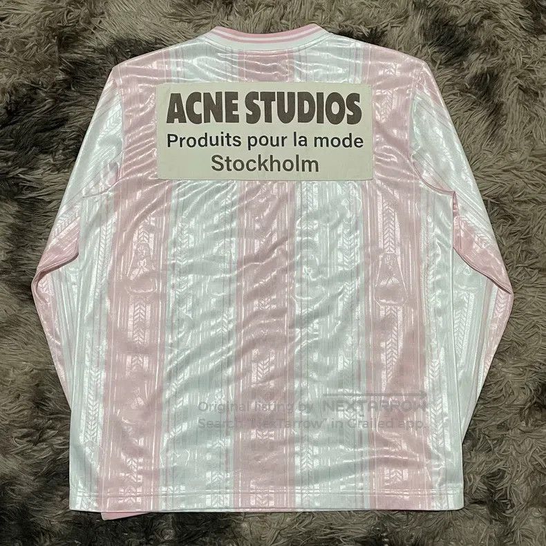Acne Studios Acne Studios SS24 Color Block Letter Soccer Long Sleeve T- Size US S / EU 44-46 / 1 - 2 Thumbnail