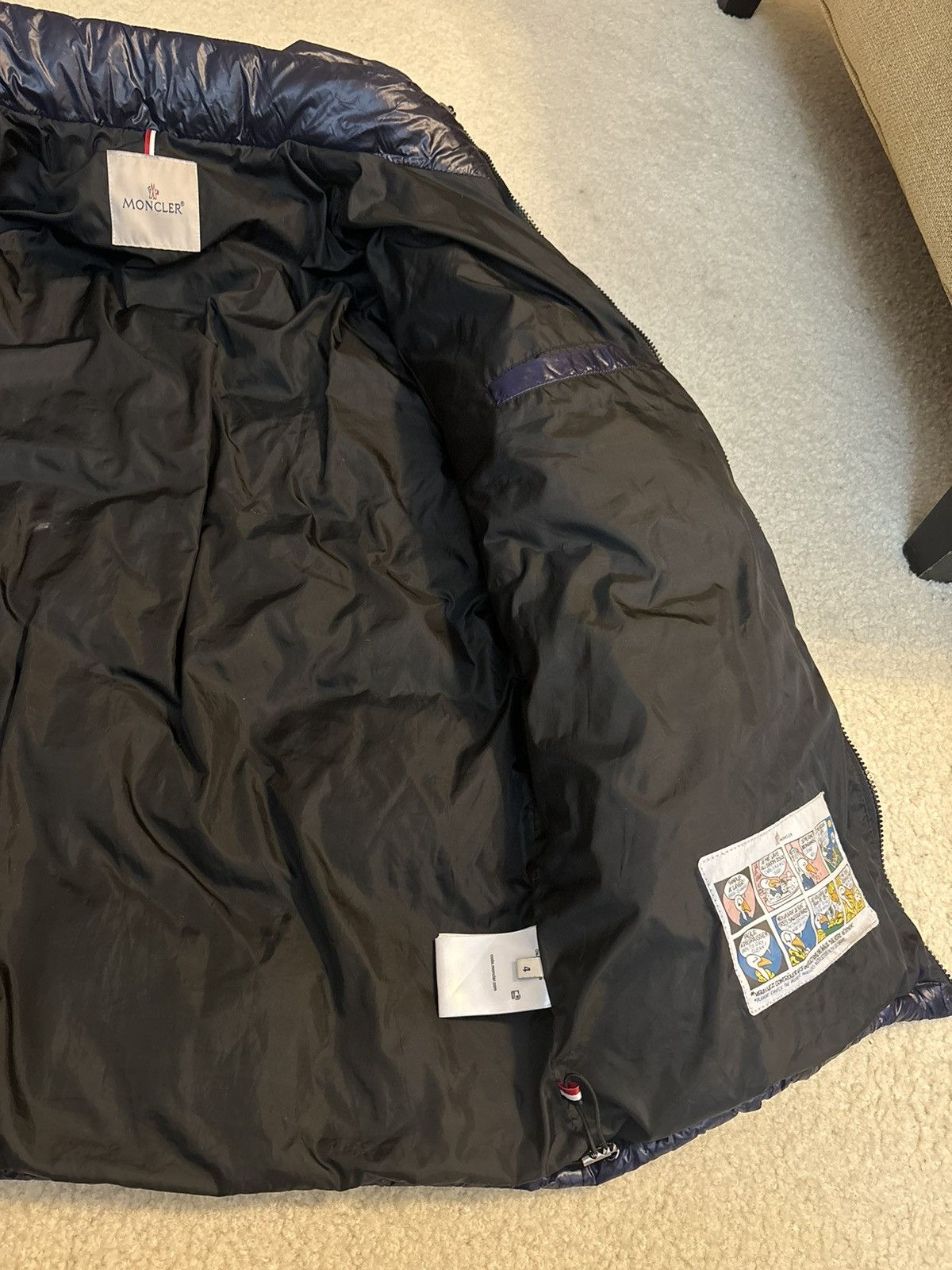 Moncler Moncler Maya Giubbotto Down Puffer Jacket Blue Size US XL / EU 56 / 4 - 8 Thumbnail