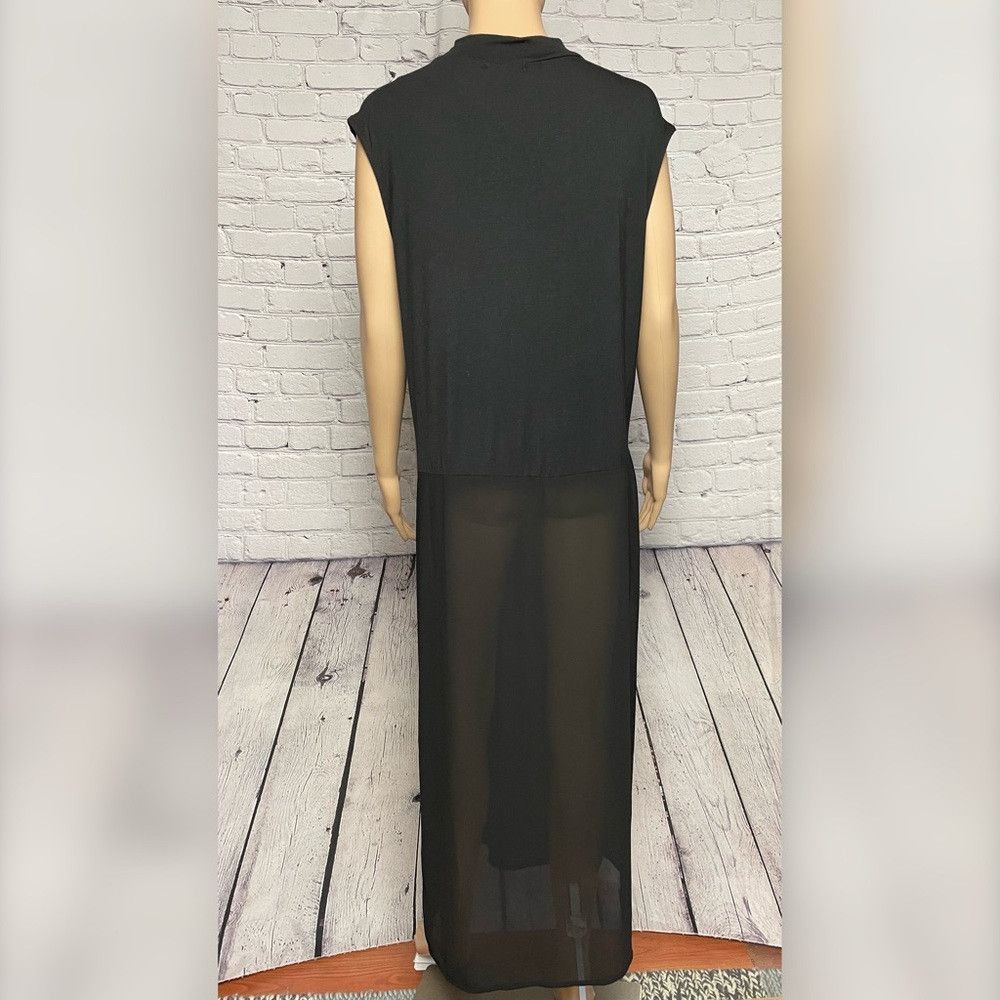Other New Cha Cha Vente Black Long Sheer Bottom Top Tunic Size L Size L / US 10 / IT 46 - 5 Thumbnail