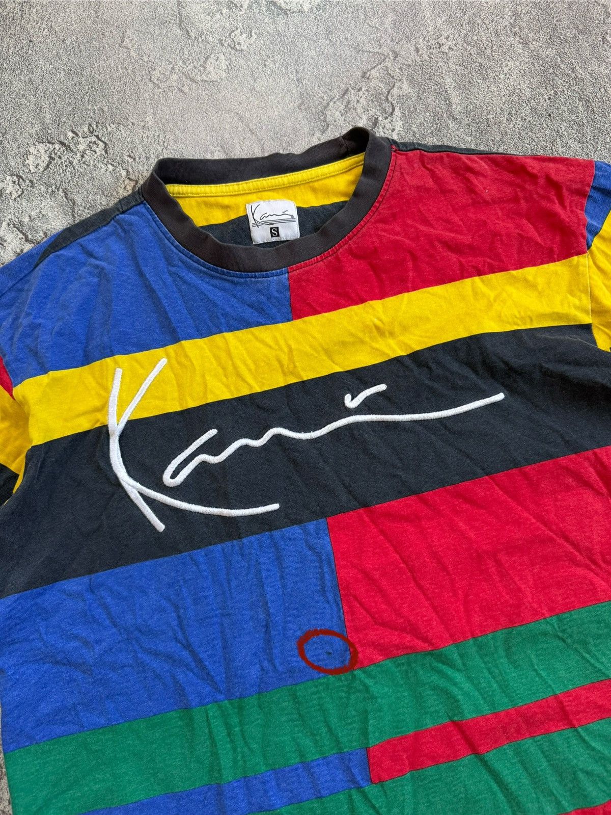 Karl Kani × Vintage Karl kani S tee T-shirt polo jersey skateboarding 00s faded Size US S / EU 44-46 / 1 - 7 Thumbnail