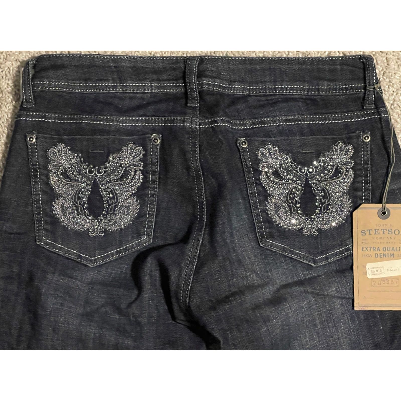 Stetson Stetson Classic Bootcut Jeans Denim Blue Women's Size 8 Reg 31x32 NWT Size 30" / US 8 / IT 44 - 7 Thumbnail