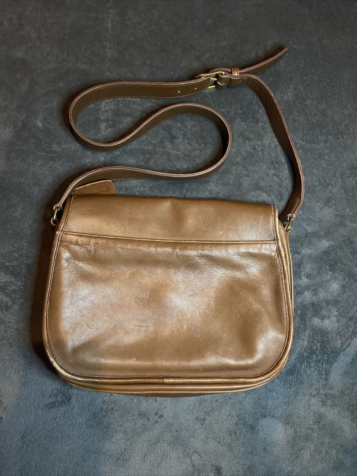 Coach Vintage 90s Coach Bag Leather Side Cross Body USA O27-9919 Size ONE SIZE - 2 Thumbnail