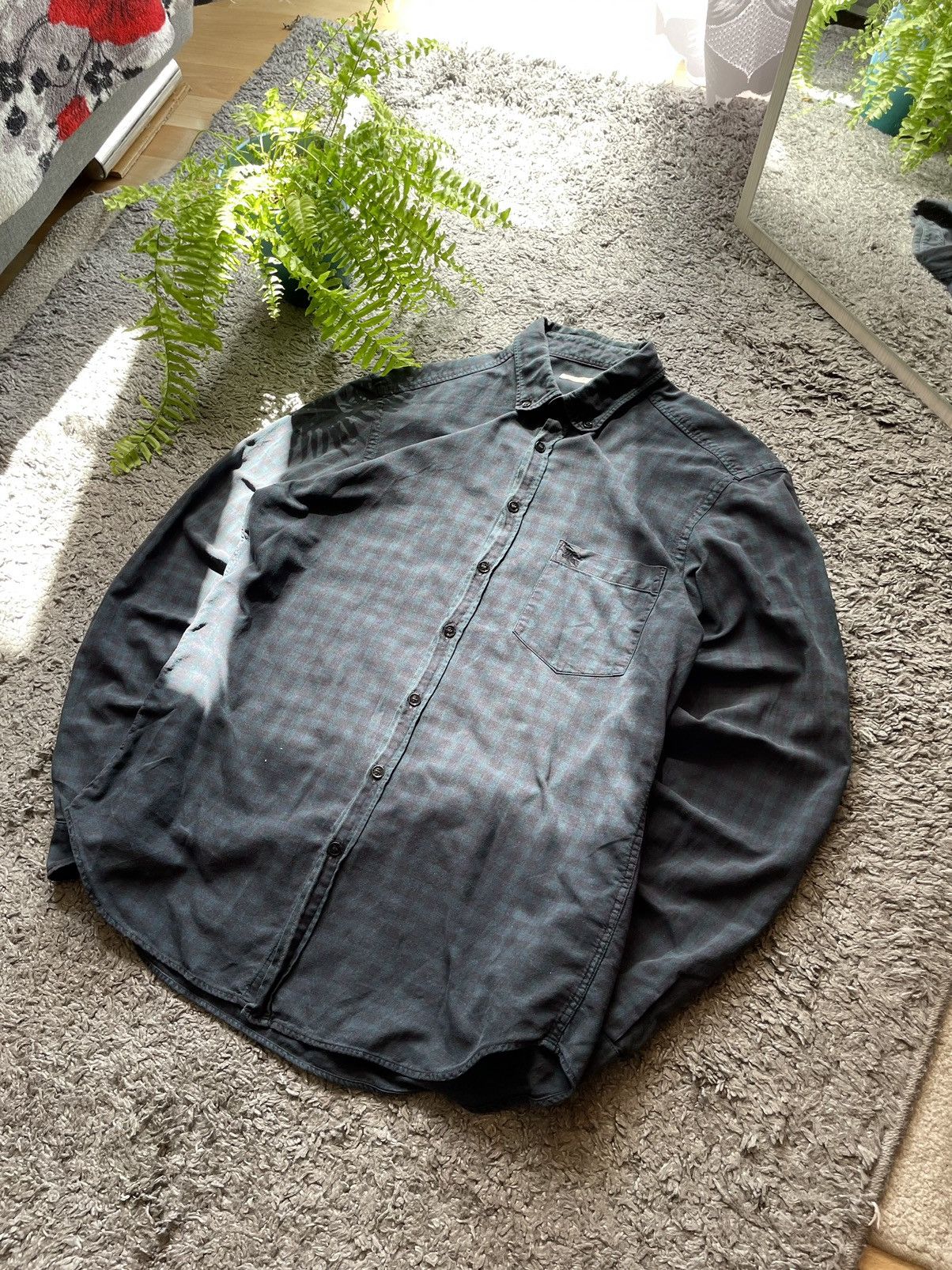 Burberry × Vintage Burberry Shirt Luxury Rich Rare Logo Vintage Size US L / EU 52-54 / 3 - 4 Thumbnail