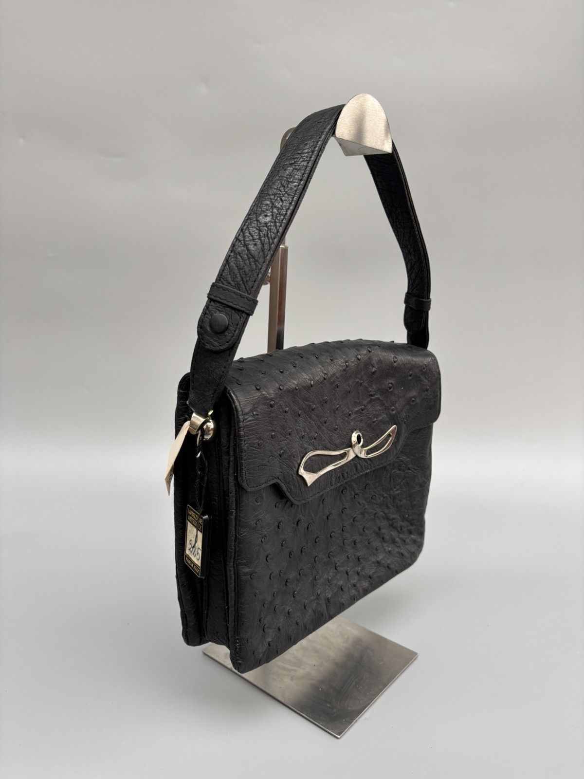 Vintage API Hand made in Italy Real ostrich shoulder bag Size ONE SIZE - 2 Thumbnail