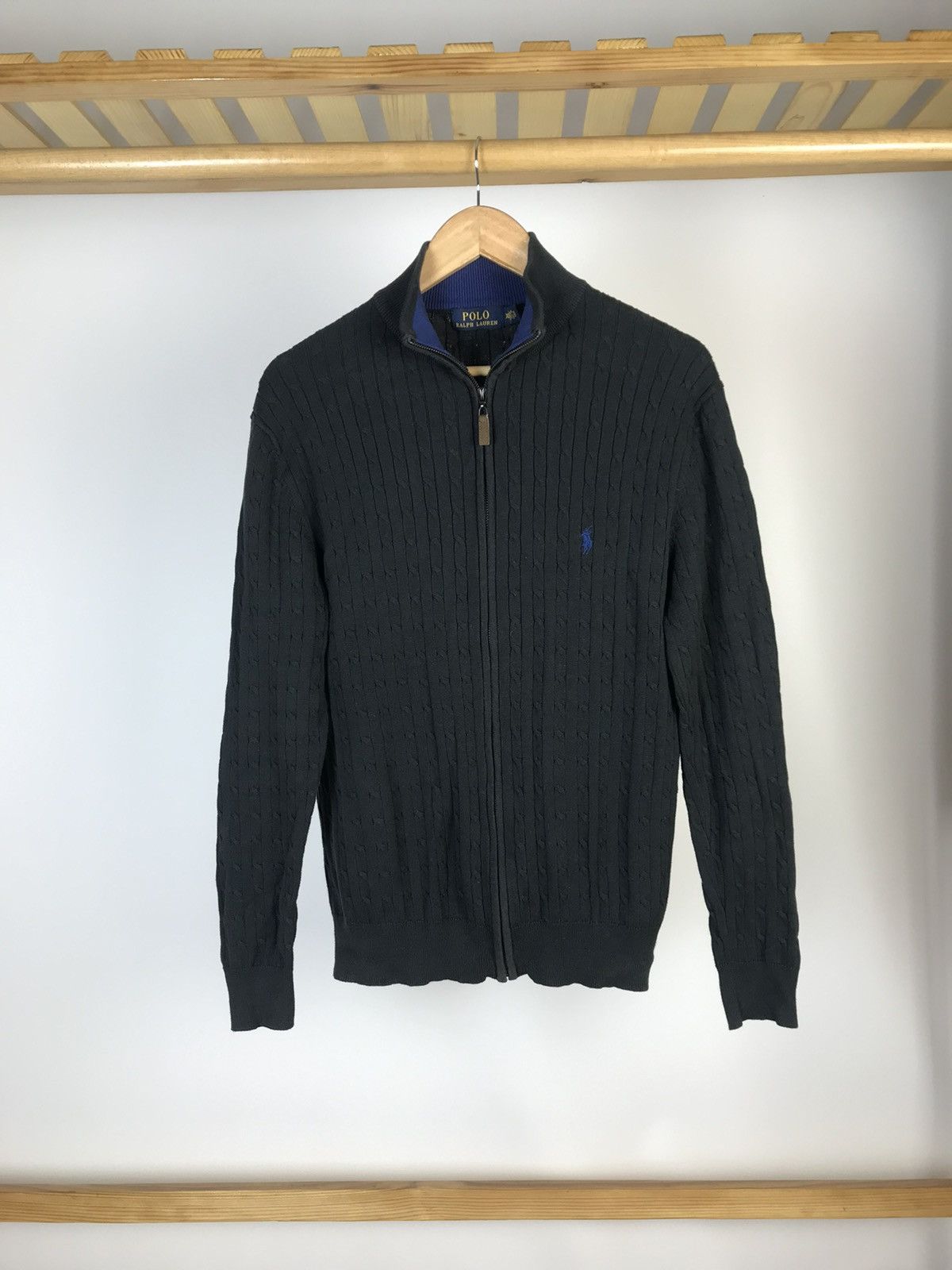 Polo Ralph Lauren Polo Ralph Lauren zip sweater rare dark grey Size US XL / EU 56 / 4 - 1 Thumbnail
