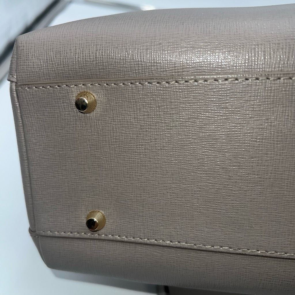 Furla Furla Agata Saffiano Leather Crossbody Bag in Sabbia Size ONE SIZE - 11 Thumbnail