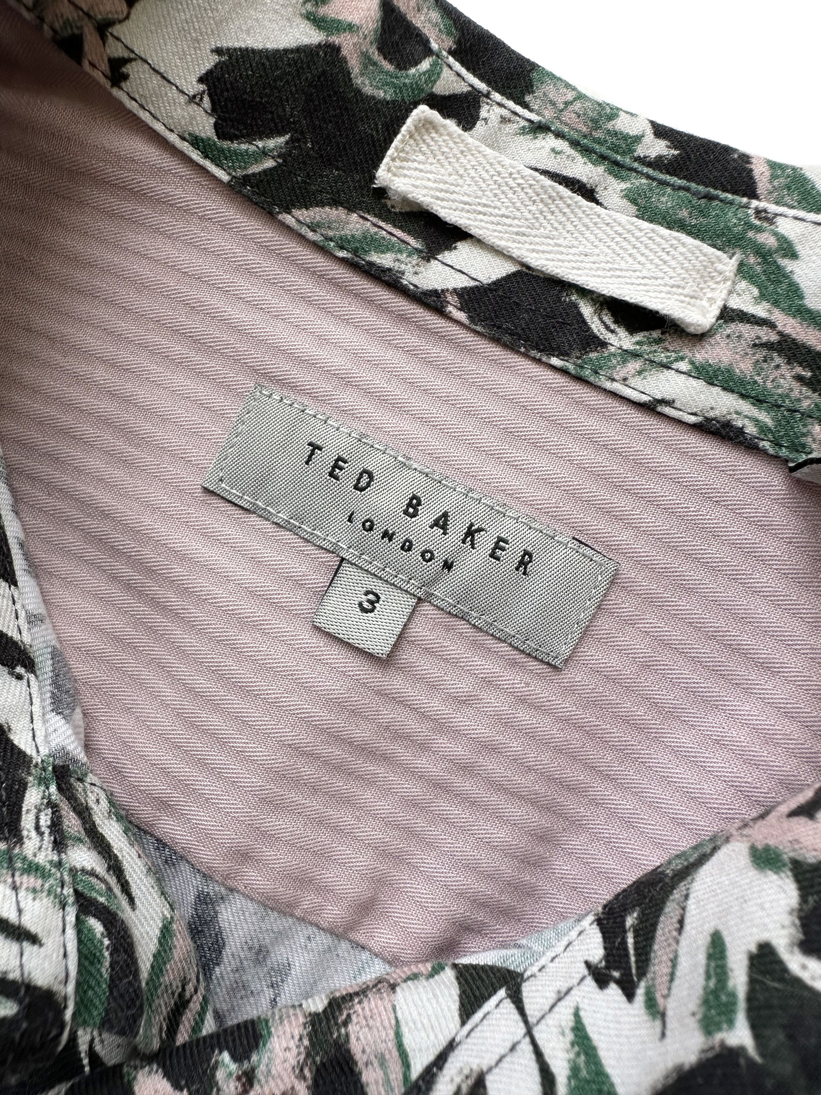 Ted Baker Ted Baker flower print overshirt Size US L / EU 52-54 / 3 - 2 Thumbnail