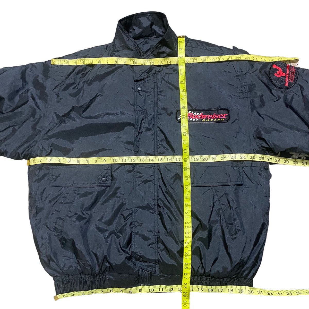 Vintage Vintage 1998 Budweiser Racing Bomber Jacket Size US XL / EU 56 / 4 - 13 Thumbnail