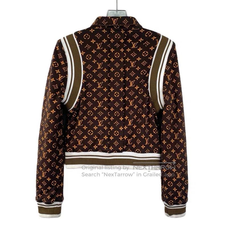Louis Vuitton Louis Vuitton Dark brown logo presbyopic full print lapel Size US XS / EU 42 / 0 - 2 Thumbnail