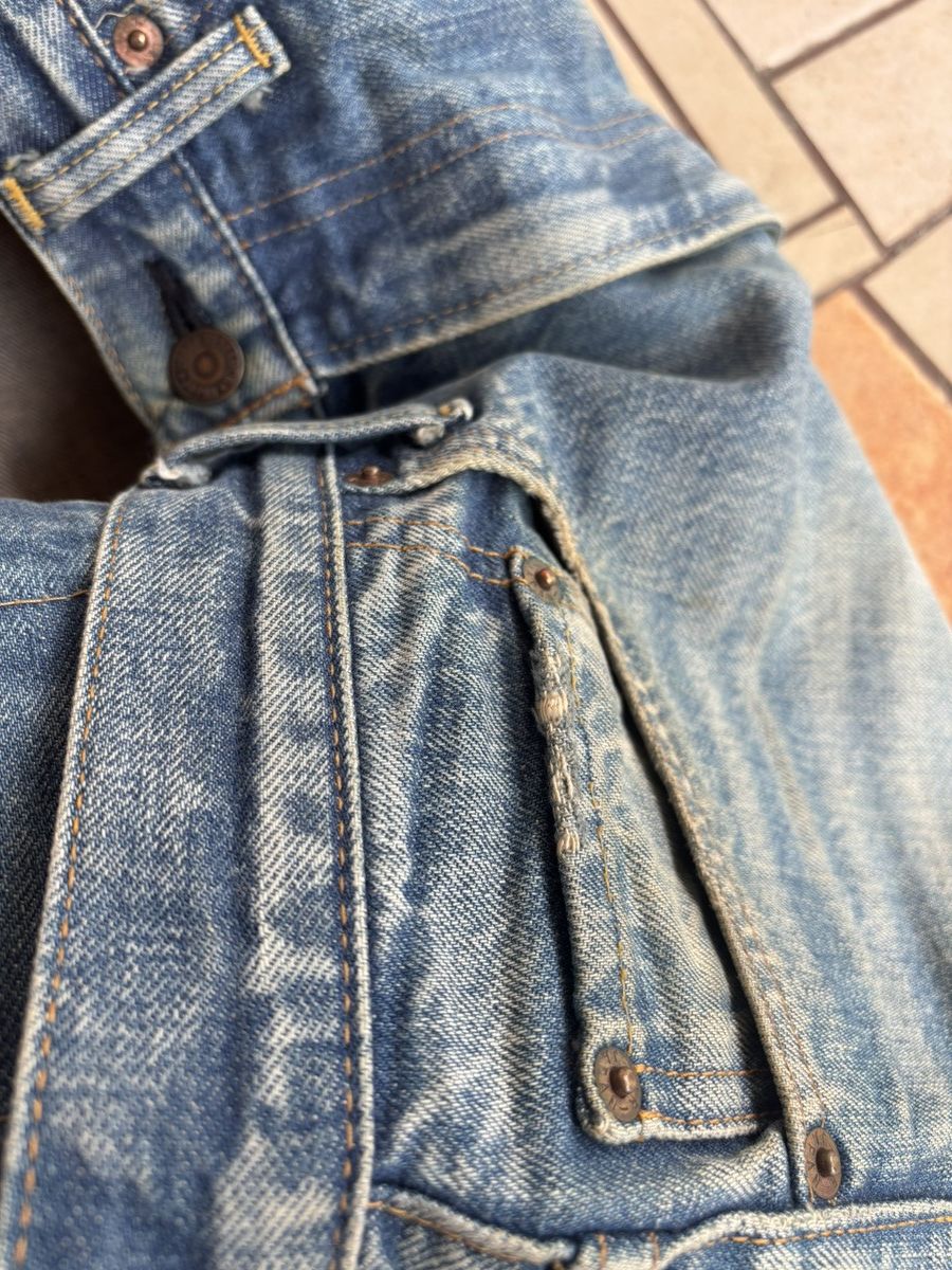 Japanese Brand × Salvage × Vintage Salvage Japan Jeans W32 – Rare Japanese Selvedge Size US 32 / EU 48 - 7 Thumbnail