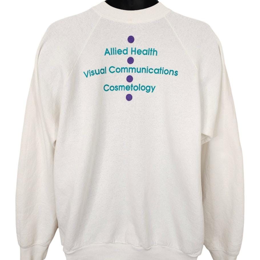 Vintage Vintage Crockett Sweatshirt Mens Size XL White 90s Size US XL / EU 56 / 4 - 3 Thumbnail