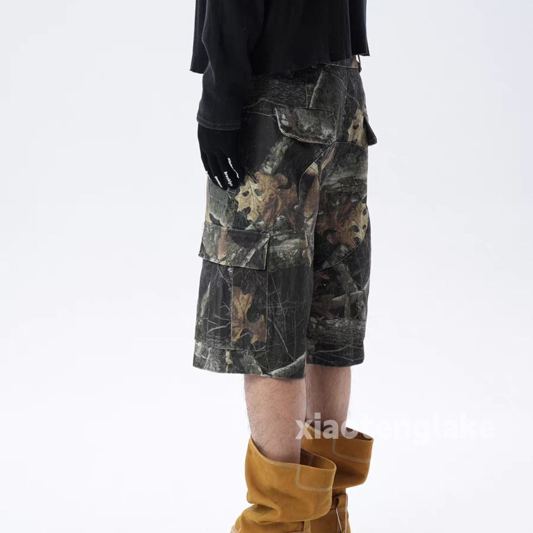 Vintage xz utility military loose tactical hiphop camo shorts Size US 30 / EU 46 - 2 Thumbnail