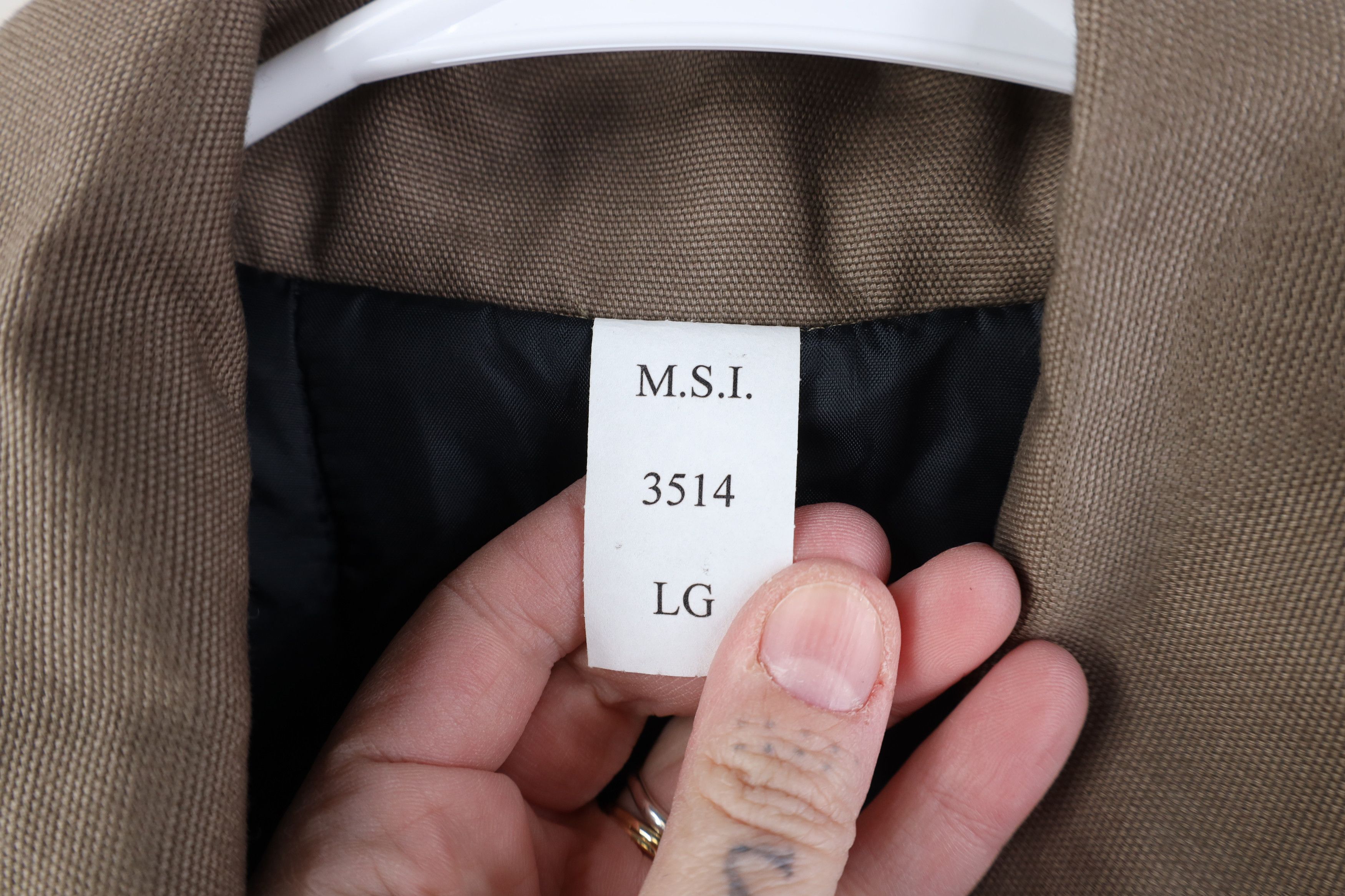 Vintage Vintage 90s Military Style Full Zip Jacket Canvas Brown Size US L / EU 52-54 / 3 - 8 Thumbnail