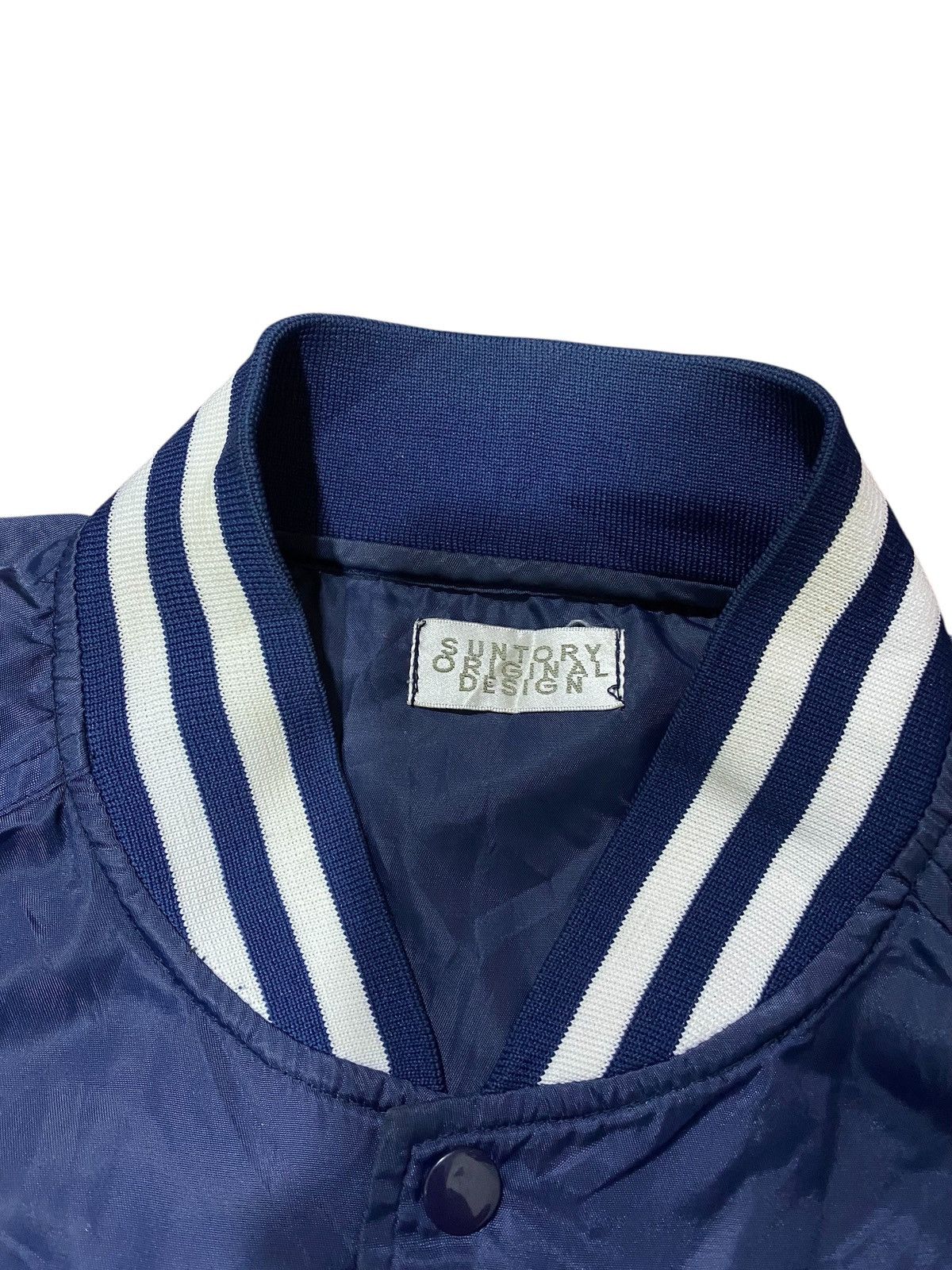 Japanese Brand × Vintage Vintage Suntory Boss Coffee Varsity Jacket Size US L / EU 52-54 / 3 - 3 Thumbnail