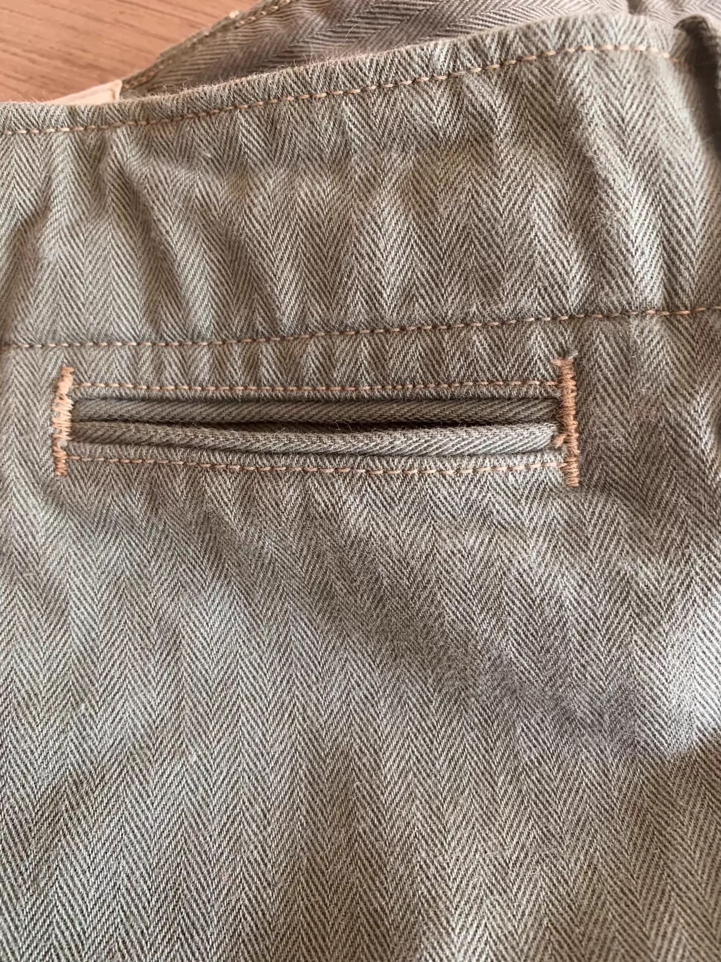 Freewheelers FREEWHEELERS Herringbone Heavyweight Mil Pants 32 99N Size US 32 / EU 48 - 8 Thumbnail