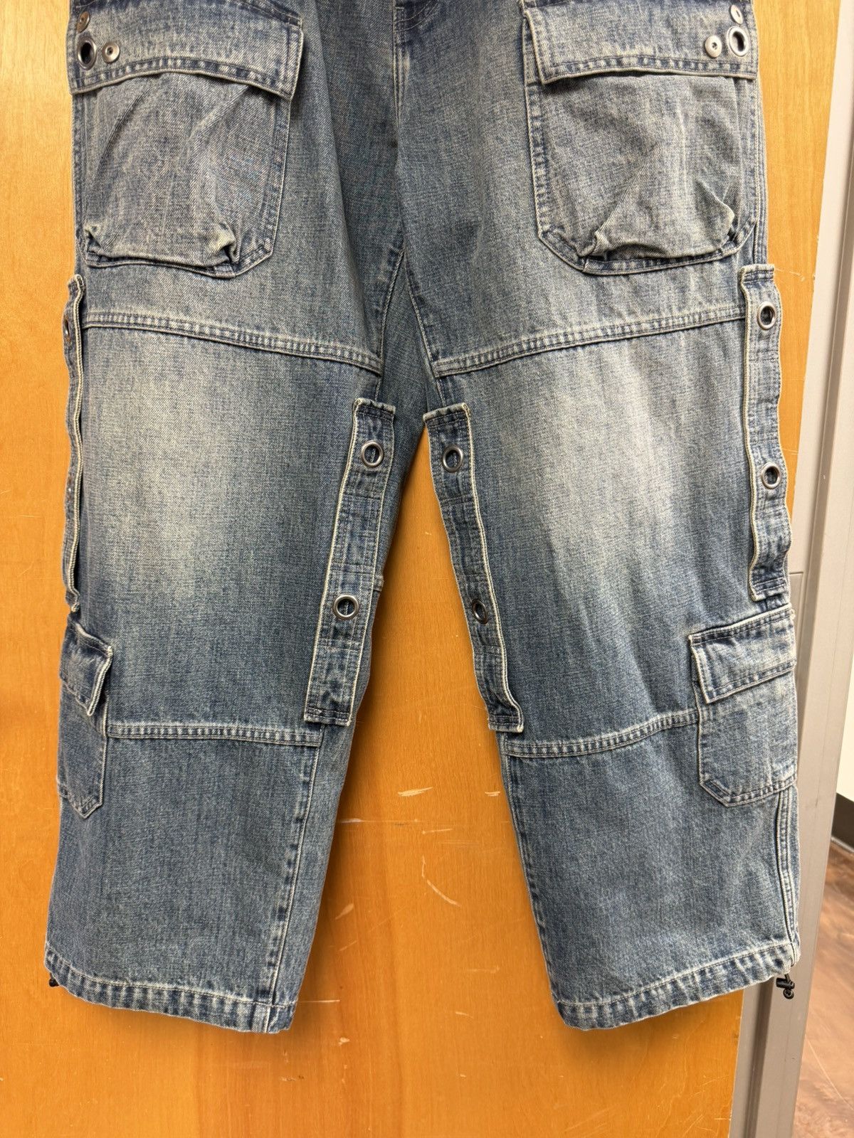 Supreme × Yohji Yamamoto Supreme Yohji Yamamoto Blue Washed Utility Denim Size US 34 / EU 50 - 4 Thumbnail