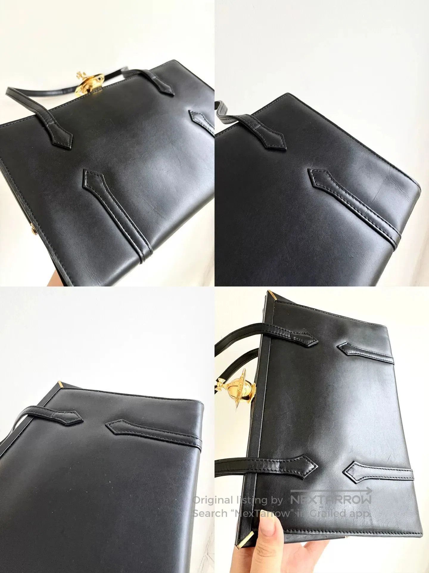 Vivienne Westwood Vivienne Westwood Black Saturn Shoulder Bag. Size ONE SIZE - 9 Thumbnail