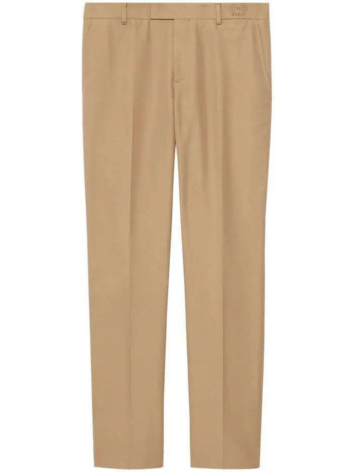Gucci oc11z1025 Cotton Natte Pant in Brown Size US 38 / EU 54 - 1 Thumbnail